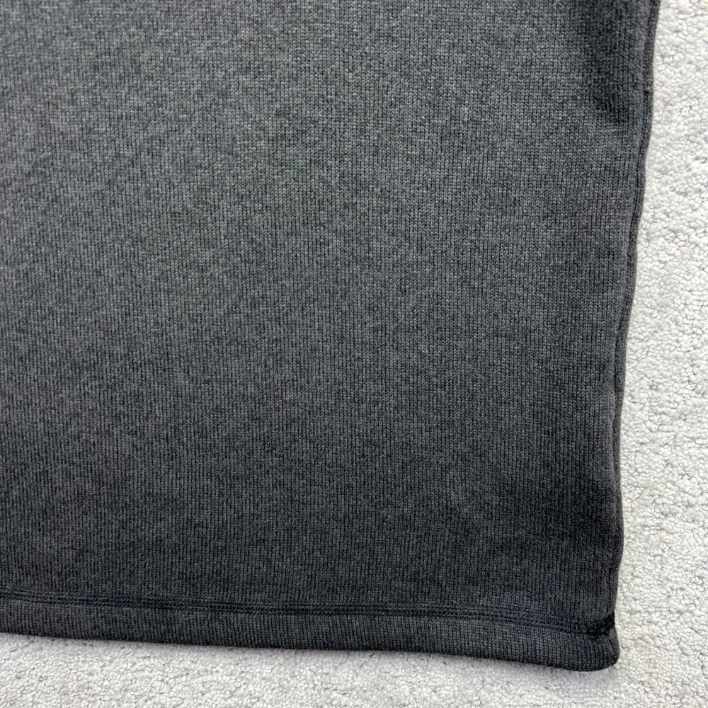 The‎ North Face Sweater Mens Large Gray Cap Rock Quarter Zip Fleece Pullover